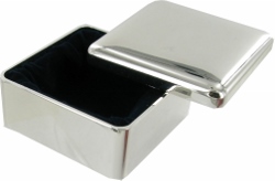 ENG10S- Silver Plated Box Square Design Box